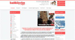 Desktop Screenshot of kadikoyvize.com